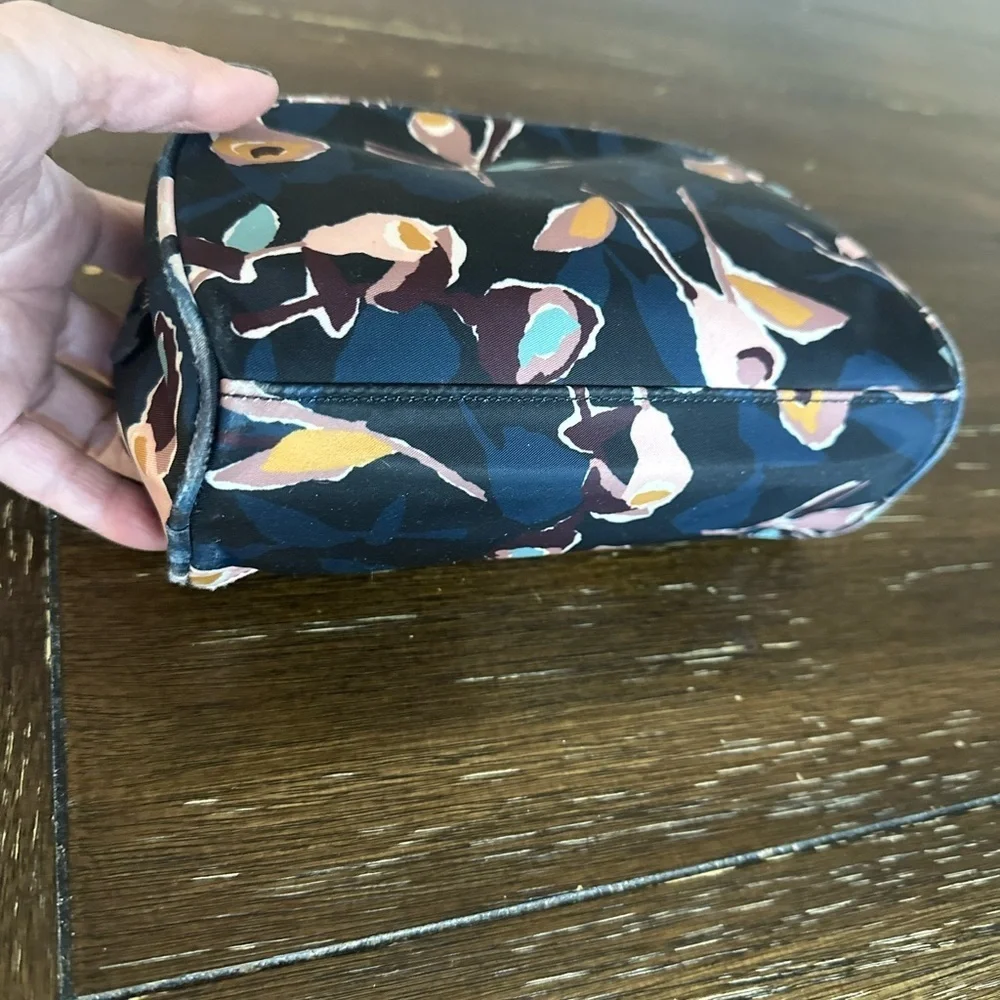 Kate Spade Dawn Paper Rose medium dome cosmetics bag